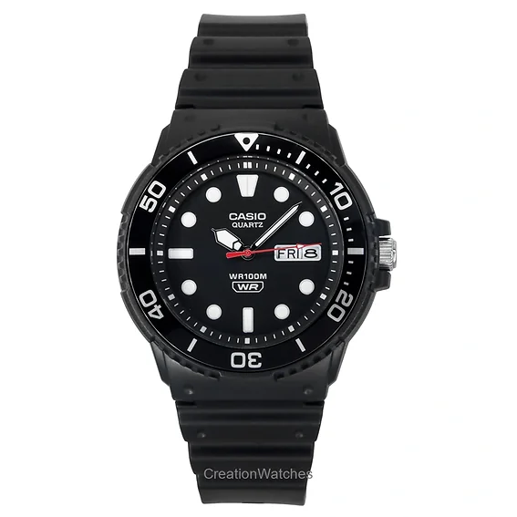 Casio Standard Analog Resin Strap Black Dial Quartz MRW-230H-1E1V 100M Men's Watch