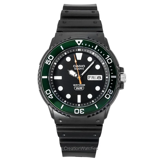 Casio Standard Analog Resin Strap Black Dial Quartz MRW-230H-1E3V 100M Men's Watch