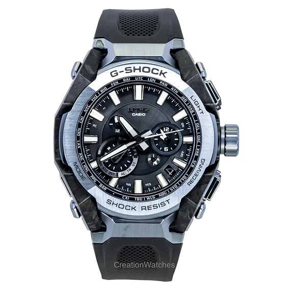 Casio G-Shock MT-G Analog Smartphone Link Black Dial Solar MTG-B4000B-1A2 200M Men's Watch