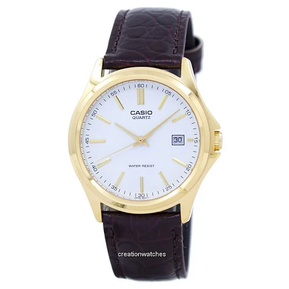 Casio Quartz Analog White Dial Gold Tone MTP-1183Q-7ADF MTP1183Q-7ADF Men's Watch