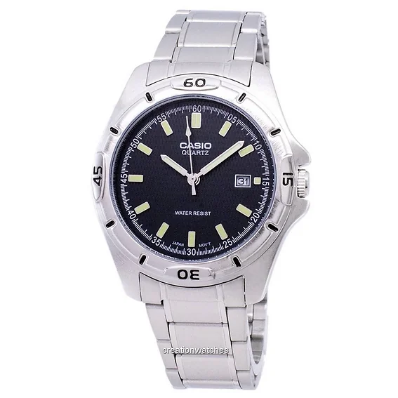 Casio Enticer Quartz Analog Black Dial MTP-1244D-8ADF MTP-1244D-8A Men's Watch