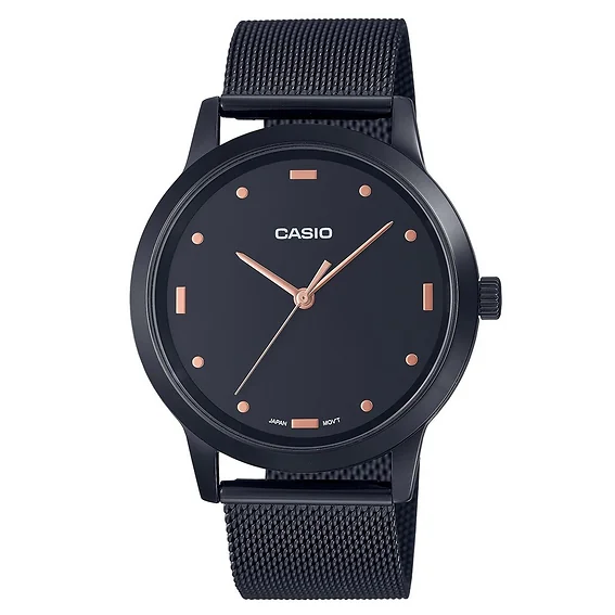 Casio Analog Black Dial Stainless Steel MTP-2022VB-1C MTP2022VB-1C Men's Watch