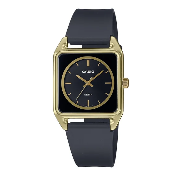 Casio Standard Analog Resin Strap Black Dial Quartz MTP-B170-1EV Men's Watch