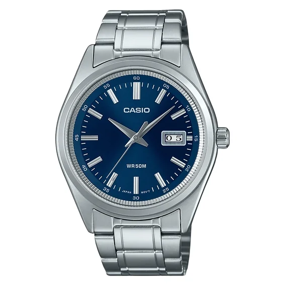 Casio Standard Analog Stainless Steel Blue Dial Quartz MTP-B180D-2AV Men's Watch