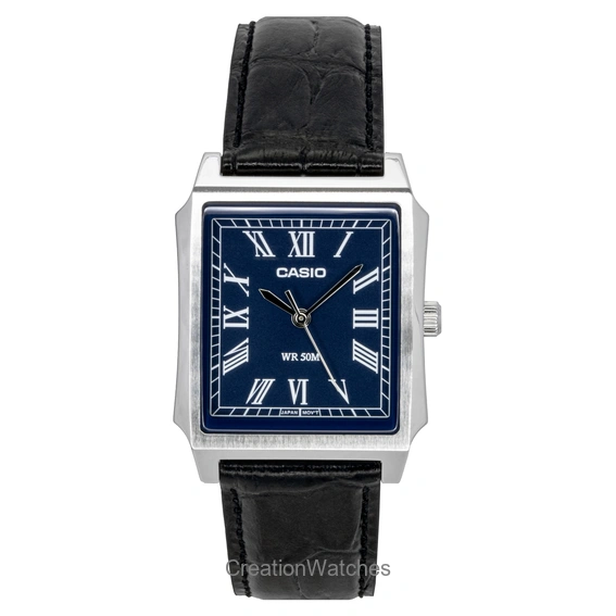 Casio Standard Analog Stainless Steel Ice Blue Dial Quartz MTP