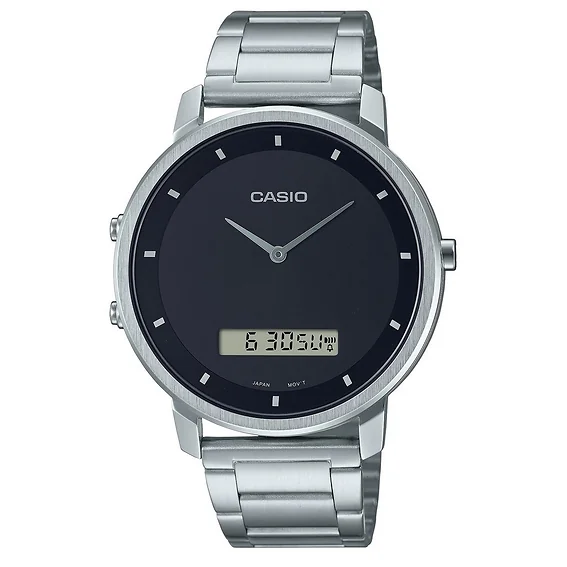 Casio Standard Stainless Steel Analog Digital MTP-B200D-1E MTPB200D-1 Men's Watch