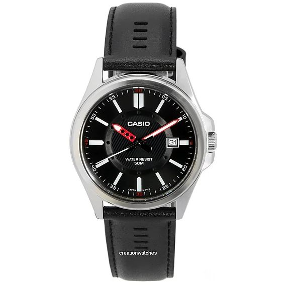 Casio Analog Black Dial Quartz MTP-E700L-1E MTPE700L-1E Men's Watch