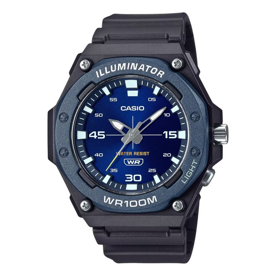 Casio Standard Analog Resin Strap Blue Dial Quartz MW-620H-2AV 100M Men's Watch