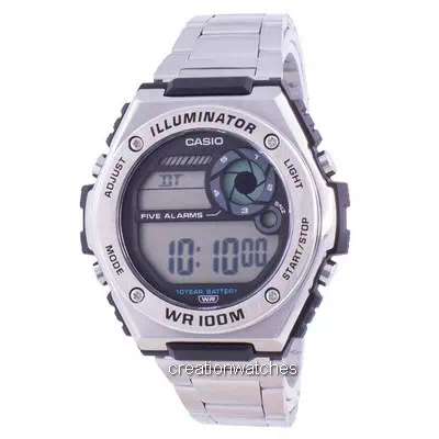 Casio Youth Dual Time MWD-100HD-1A MWD100HD-1 100M Men's Watch