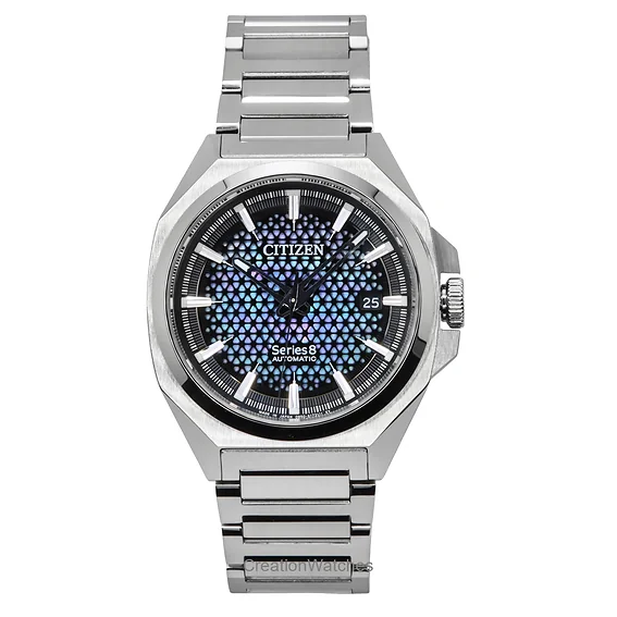 Citizen Series 8 Stainless Steel Blue And Black Dial Automatic NA1010-84X 100M Men's Watch