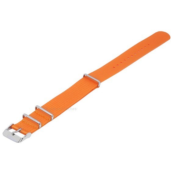 Verhältnis NATOR01 Orange 20 mm Nylon-Uhrenarmband