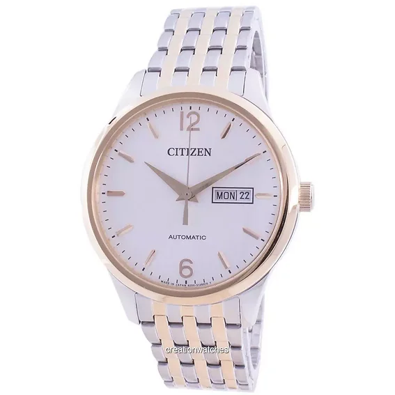 Citizen Automatic Dual Tone Japan Made NH7504-52A Men's Watch