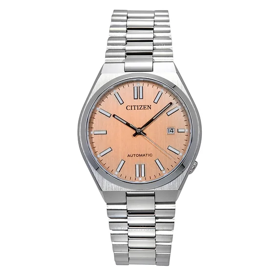 Citizen Tsuyosa Stainless Steel Salmon Dial Automatic NJ0159-86Z Men's Watch