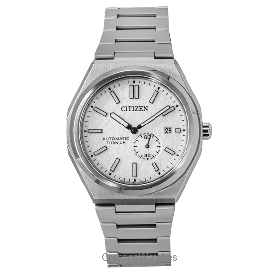 Citizen Zenshin Super Titanium Silver Dial Automatic NJ0180-80A 100M Men's Watch