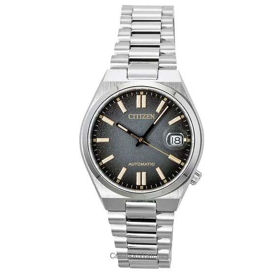 Citizen Tsuyosa Stainless Steel Black Dial Automatic NJ0200-50E Men's Watch