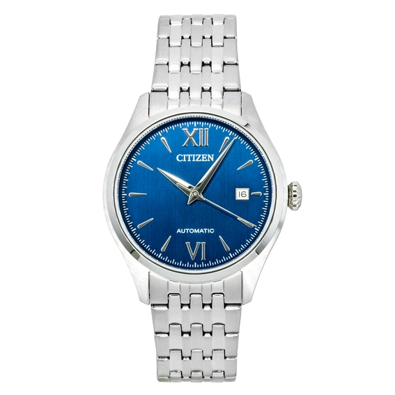Citizen Stainless Steel Blue Dial Automatic NJ0240-55L Men's Watch