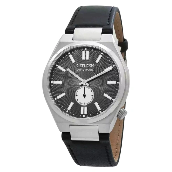 Citizen Tsuyosa Small Second Leather Strap Grey Dial Automatic NK5010-01H Men's Watch
