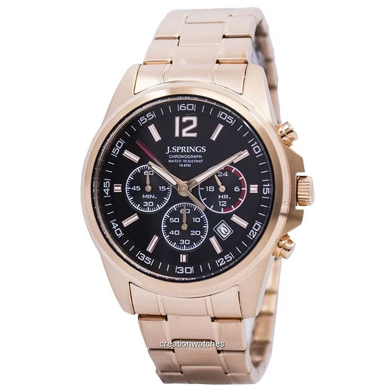 J.Springs by Seiko Chronograph Stainless Steel 100M NPFC402 Men's Watch