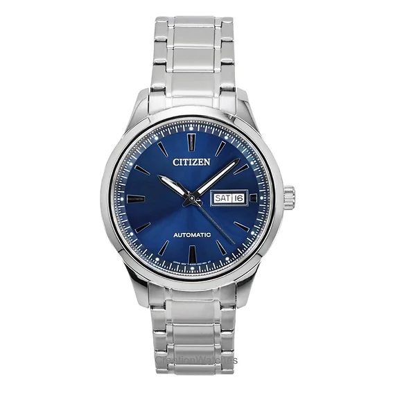 Citizen Stainless Steel Blue Dial Automatic NY4058-79L Men's Watch