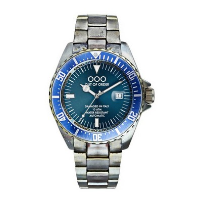Out Of Order Automatico Blue Dial Automatic OOO.001-3.BL 100M Men's Watch