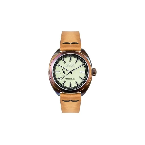 Out Of Order Torpedine Cream Superluminova Full Lume Dial Automatic OOO.001-5.CR 100M Men's Watch