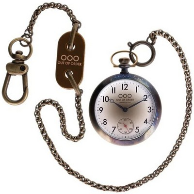 Out Of Order Calabrone White Dial OOO.001-8.BI Men's Pocket Watch