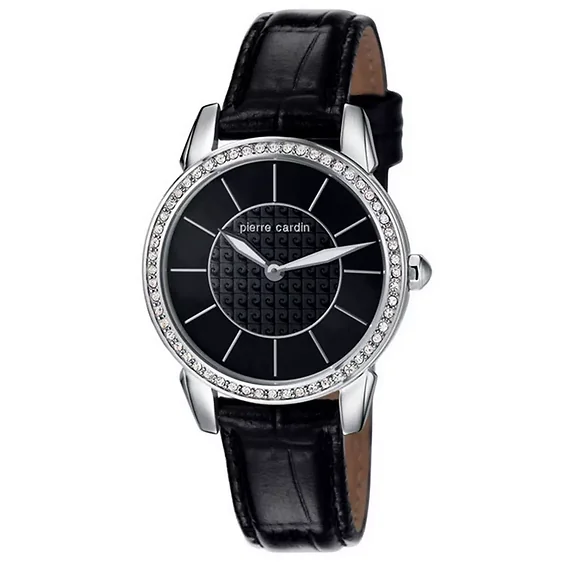 Pierre Cardin Petit Soleil Black Dial Quartz PC106082F02 100M Women's Watch