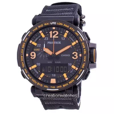 Casio Protrek World Time Solar PRG-600YB-1 PRG600YB-1 100M Men's Watch