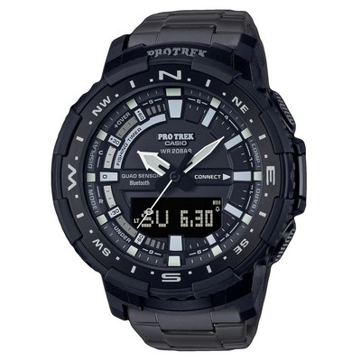 Casio Pro Trek Bluetooth Analog Digital Titanium Quartz PRT-B70YT-1 PRTB70YT-1 200M Men's Watch