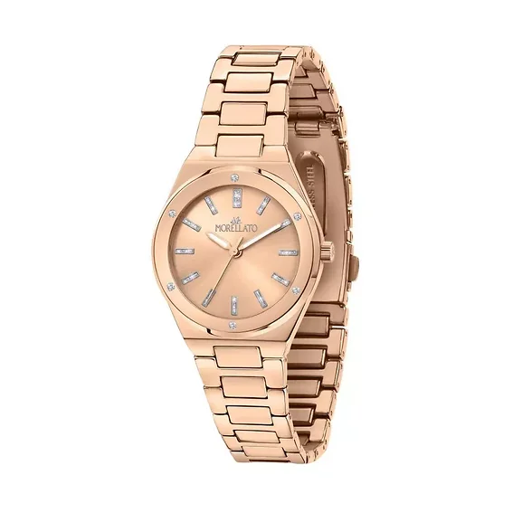Morellato Ego Rose Gold Tone Stainless Steel Quartz R0153164507 Women's Watch
