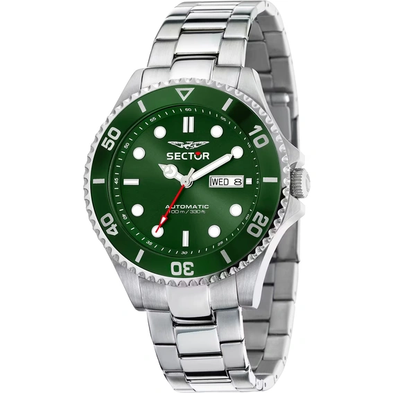Sector 230 Stainless Steel Green Dial Quartz R3223161020 100M Men's Watch