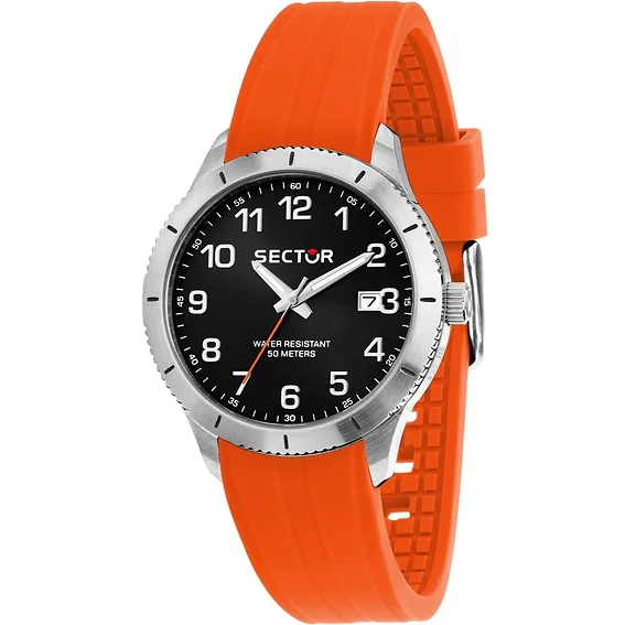Sector 270 Silicone Strap Black Dial Quartz R3251578017 Men's Watch