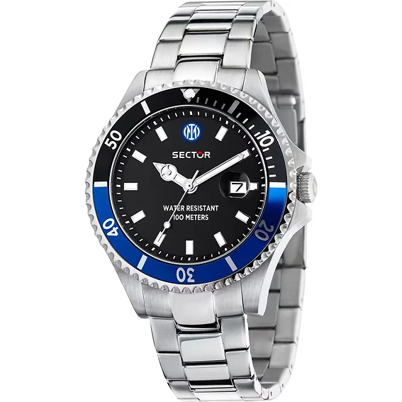 Sector No Limits Stainless Steel Black Dial Quartz R3253161062 Men's Watch