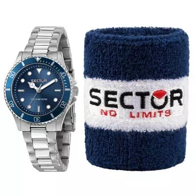 Sector 230 esfera azul acero inoxidable cuarzo R3253161530 100M reloj para mujer