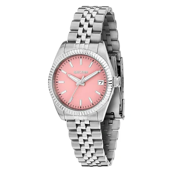 Sector 240 Stainless Steel Pink Dial Quartz R3253240516 Women's Watch