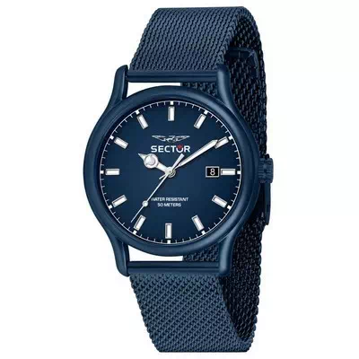 Relógio masculino setor 660 azul mate mostrador de aço inoxidável quartzo R3253517022