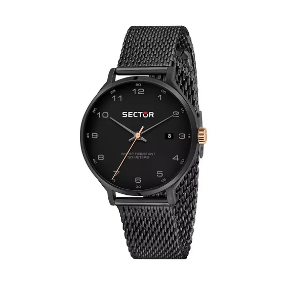 Sector 370 Black With Sandblast Dial Quartz R3253522005 Men's Watch