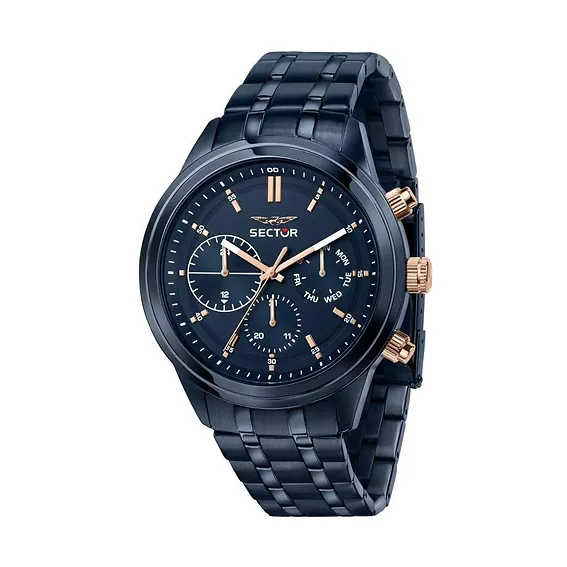 Sector 670 Blue Sunray Dial Stainless Steel Quartz R3253540005 Men's Watch