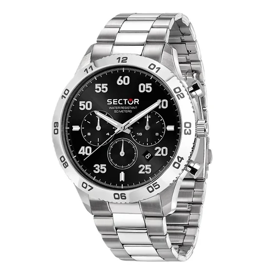 Sector 270 Multifunction Stainless Steel Black Dial Quartz R3253578032 Men's Watch