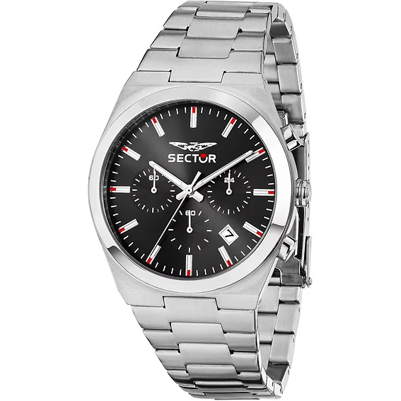 Sector C300 Chronograph Stainless Steel Black Dial Quartz R3273301001 Men's Watch