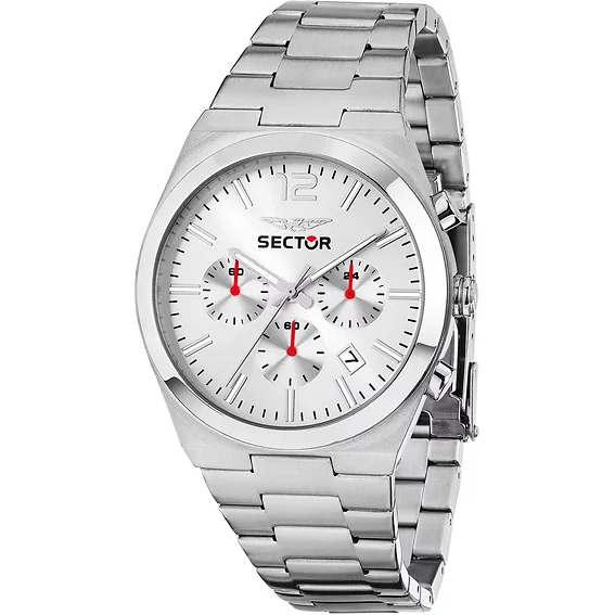 Sector C300 Chronograph Stainless Steel Silver Dial Quartz R3273301004 Men's Watch