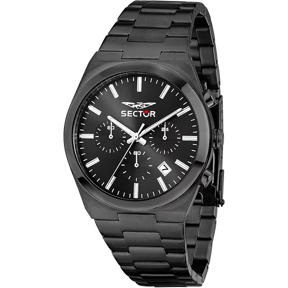 Sector C300 Chronograph Stainless Steel Black Dial Quartz R3273301005 Men's Watch