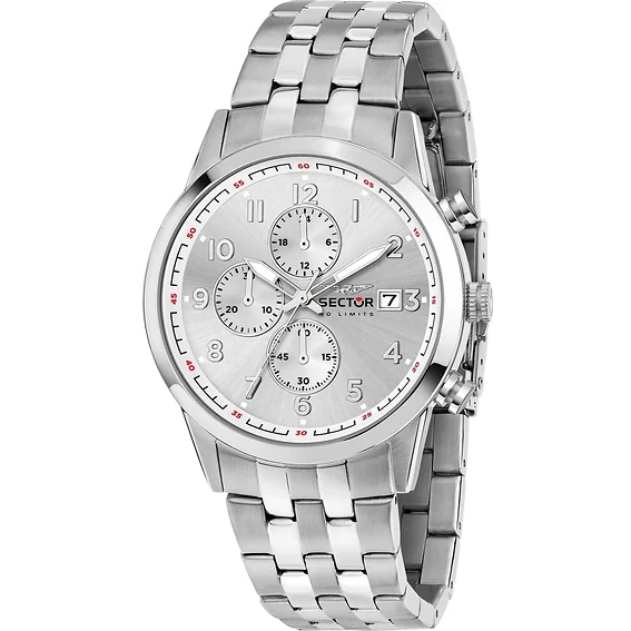 Sector 660 Chronograph Stainless Steel Silver Dial Quartz R3273617008 Men's Watch