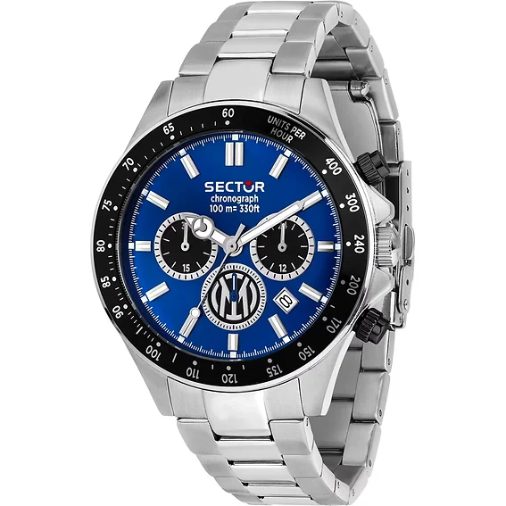 Sector 230 Chronograph Stainless Steel Blue Dial Quartz R3273661052 Men's Watch
