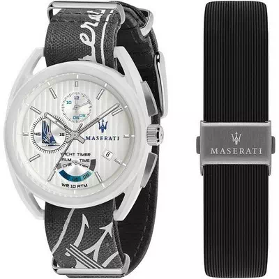 Maserati Trimarano Yacht Timer Chronograph Quartz R8851132002 100M Men's Watch