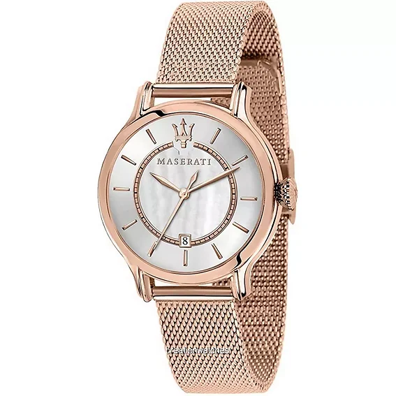 Maserati Epoca Mother Of Pearl Dial Quartz R8853118506 100M Women's Watch
