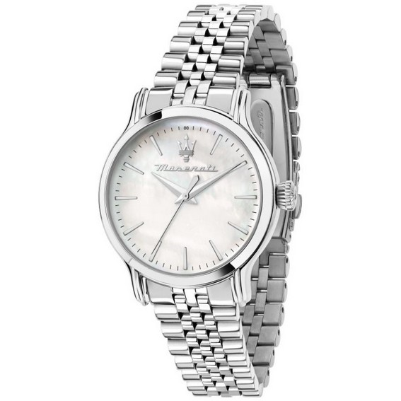 瑪莎拉蒂 Epoca 不銹鋼珍珠貝母錶盤石英 R8853118521 100M 女士手錶
