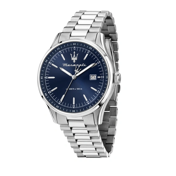 Maserati Sorpasso Stainless Steel Blue Dial Quartz R8853124004 100M Men's Watch