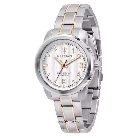 Maserati Royale White Dial Quartz R8853137504 Women's Watch