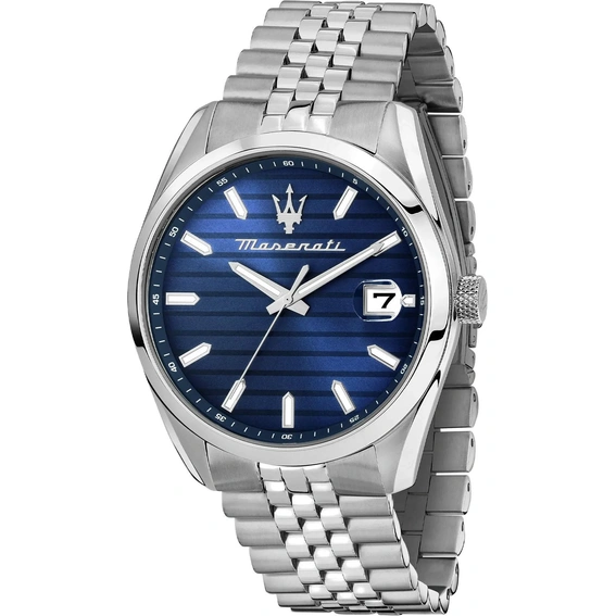 Maserati Attrazione Stainless Steel Blue Dial Quartz R8853151028 Men's Watch